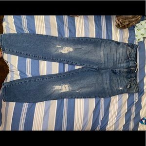 new pair of celebrity pink high waisted distressed jean. Super cute size 11